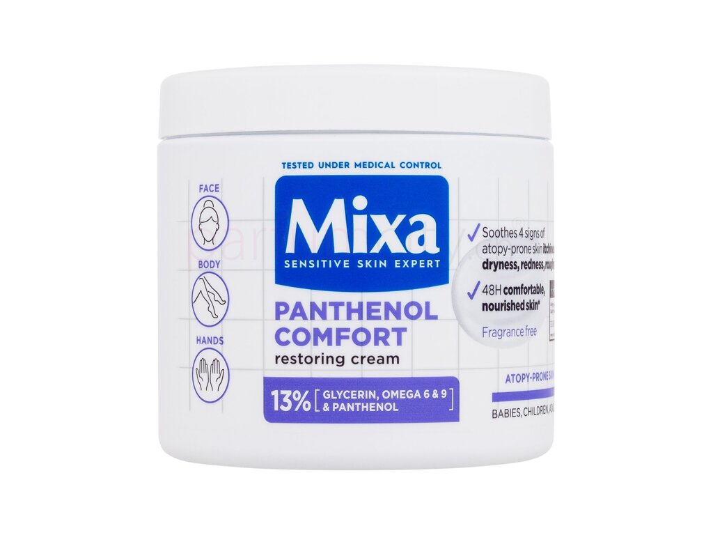creme corps mixa panthenol