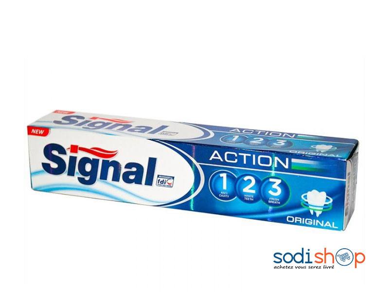 Dentifrice Signal 3 Actions