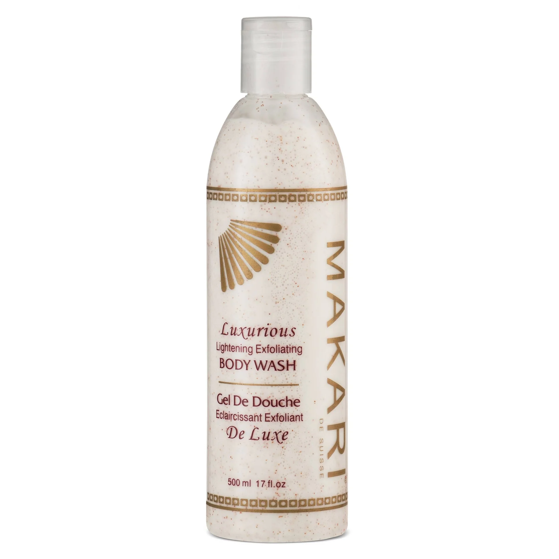 gel douche exfoliant makari