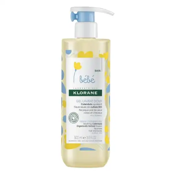 gel douche klorane bébé